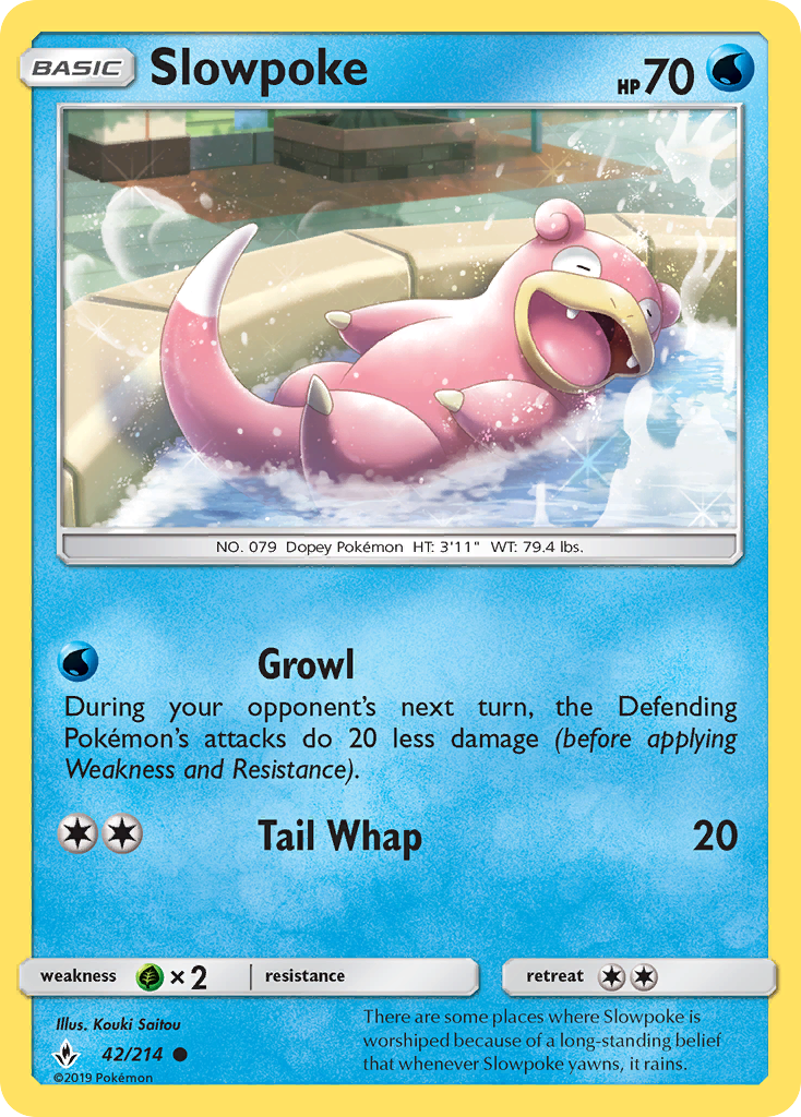 Slowpoke (42/214) [Sun & Moon: Unbroken Bonds] | Galaxy Games LLC