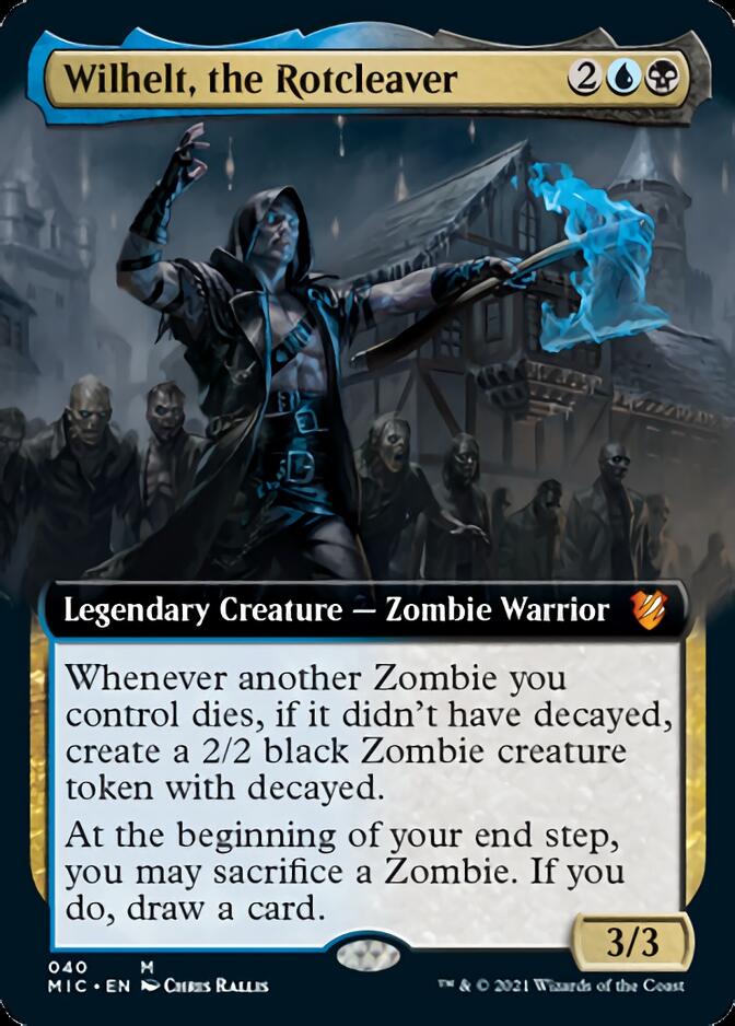 Wilhelt, the Rotcleaver (Extended Art) [Innistrad: Midnight Hunt Commander] | Galaxy Games LLC