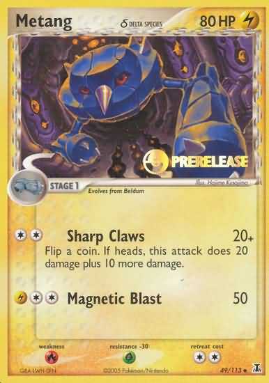 Metang (49/113) (Delta Species) (Prerelease Promo) [EX: Delta Species] | Galaxy Games LLC