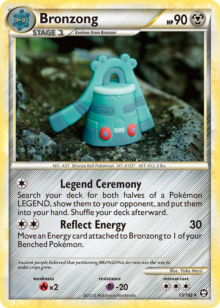 Bronzong (15/102) [HeartGold & SoulSilver: Triumphant] | Galaxy Games LLC