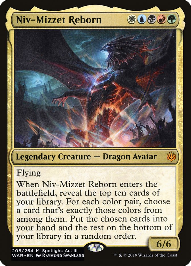 Niv-Mizzet Reborn [War of the Spark] | Galaxy Games LLC