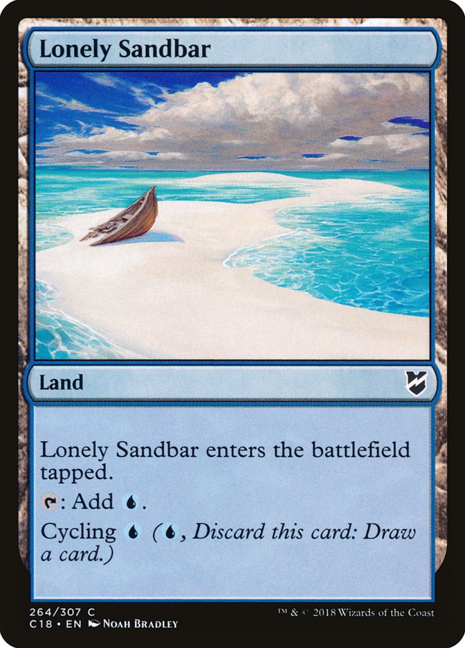 Lonely Sandbar [Commander 2018] | Galaxy Games LLC