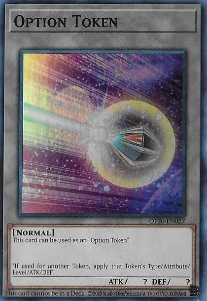 Option Token [OP20-EN027] Super Rare | Galaxy Games LLC