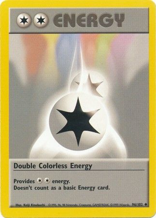 Double Colorless Energy (96/102) [Base Set Unlimited] | Galaxy Games LLC