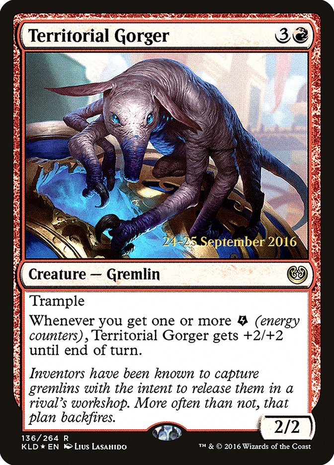 Territorial Gorger [Kaladesh Prerelease Promos] | Galaxy Games LLC