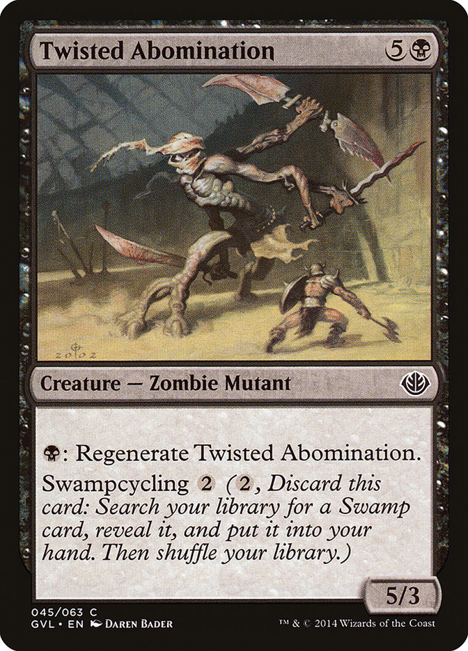 Twisted Abomination (Garruk vs. Liliana) [Duel Decks Anthology] | Galaxy Games LLC