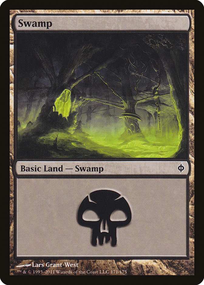 Swamp (171) [New Phyrexia] | Galaxy Games LLC