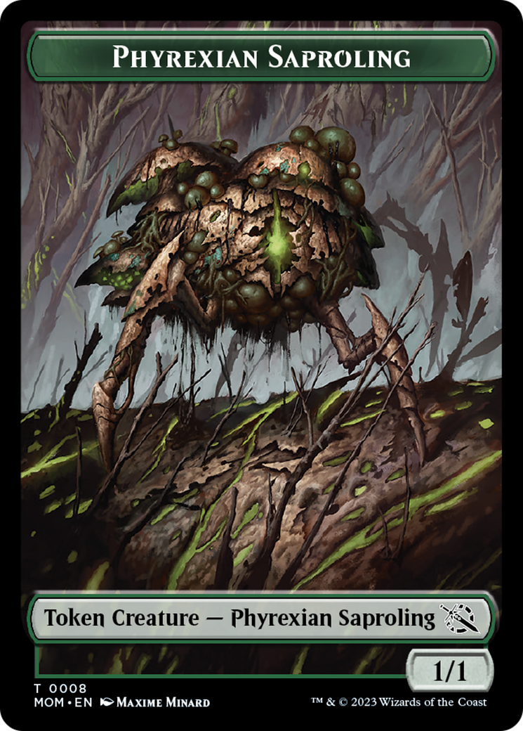 First Mate Ragavan // Phyrexian Saproling Double-Sided Token [March of the Machine Tokens] | Galaxy Games LLC