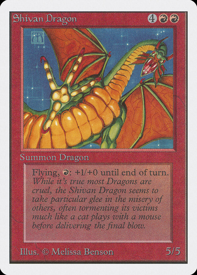 Shivan Dragon [Unlimited Edition] | Galaxy Games LLC