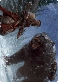 Blizzard Brawl Art Card [Kaldheim Art Series] | Galaxy Games LLC