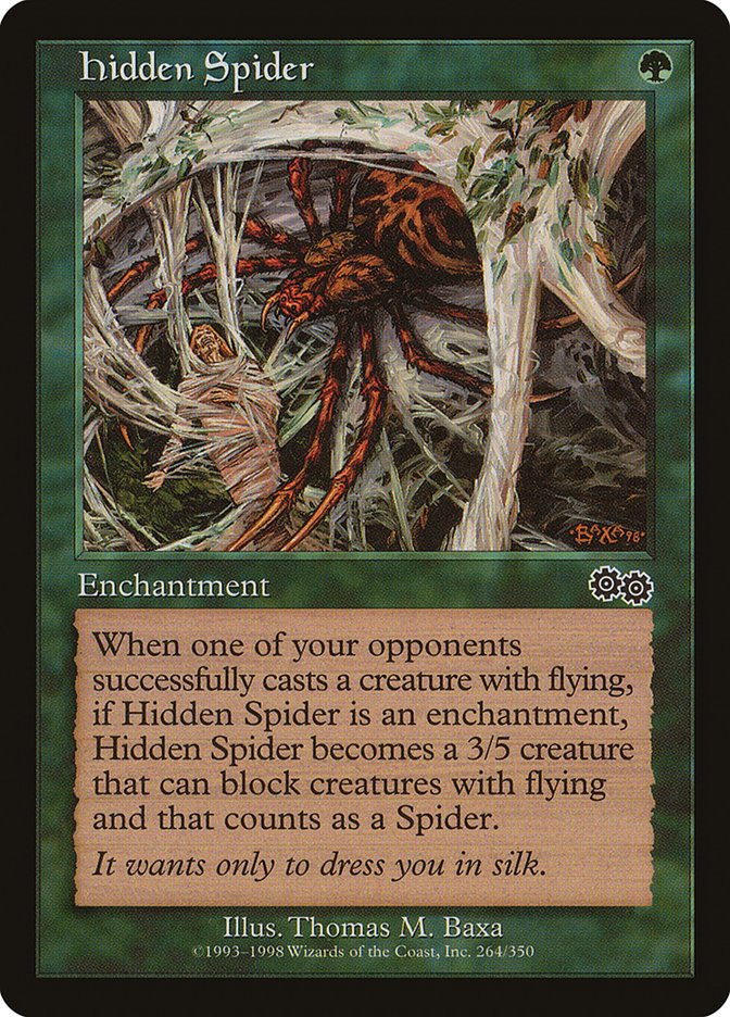 Hidden Spider [Urza's Saga] | Galaxy Games LLC