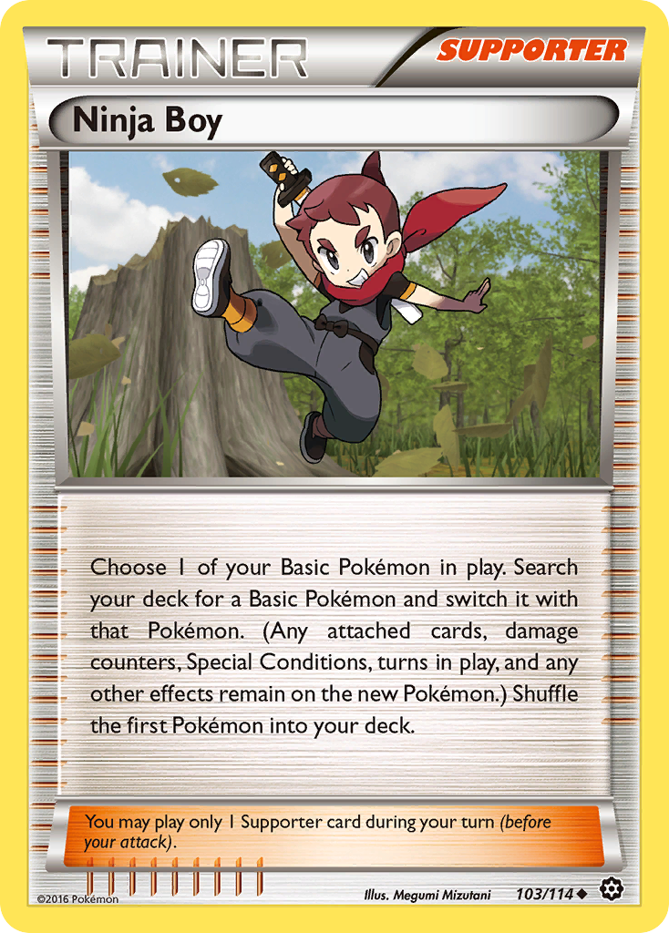 Ninja Boy (103/114) [XY: Steam Siege] | Galaxy Games LLC