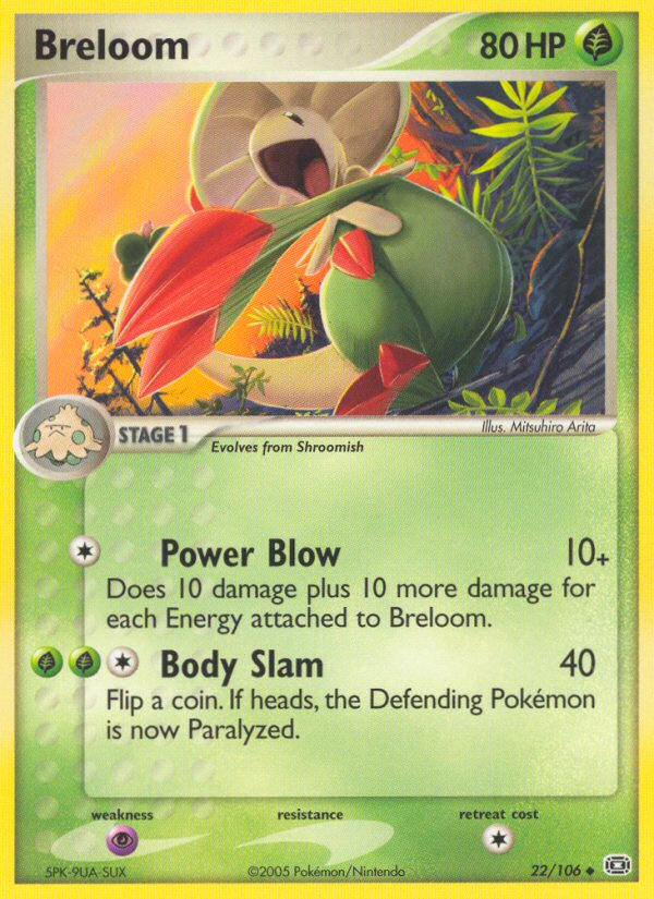 Breloom (22/106) [EX: Emerald] | Galaxy Games LLC