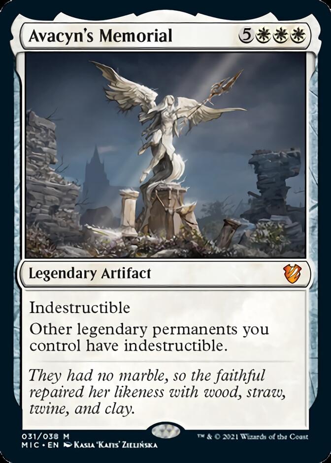 Avacyn's Memorial [Innistrad: Midnight Hunt Commander] | Galaxy Games LLC