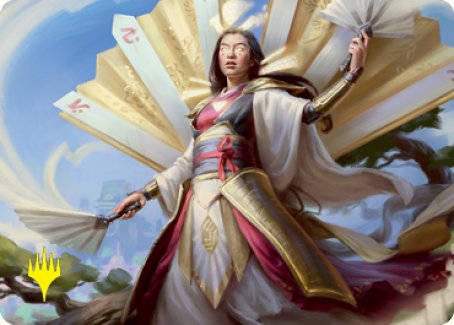 Imperial Subduer Art Card (Gold-Stamped Signature) [Kamigawa: Neon Dynasty Art Series] | Galaxy Games LLC