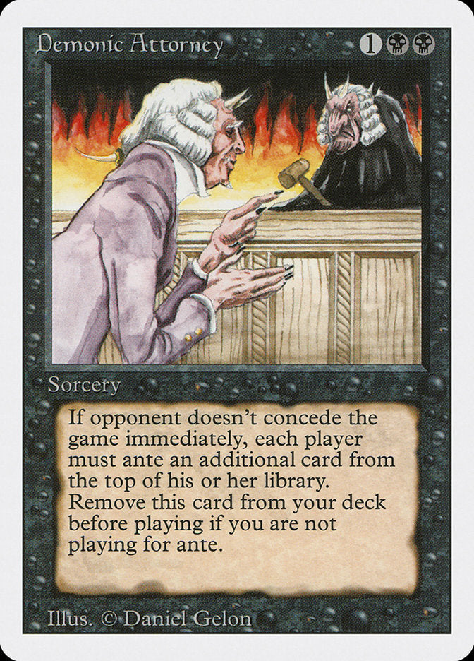Demonic Attorney [Revised Edition] | Galaxy Games LLC