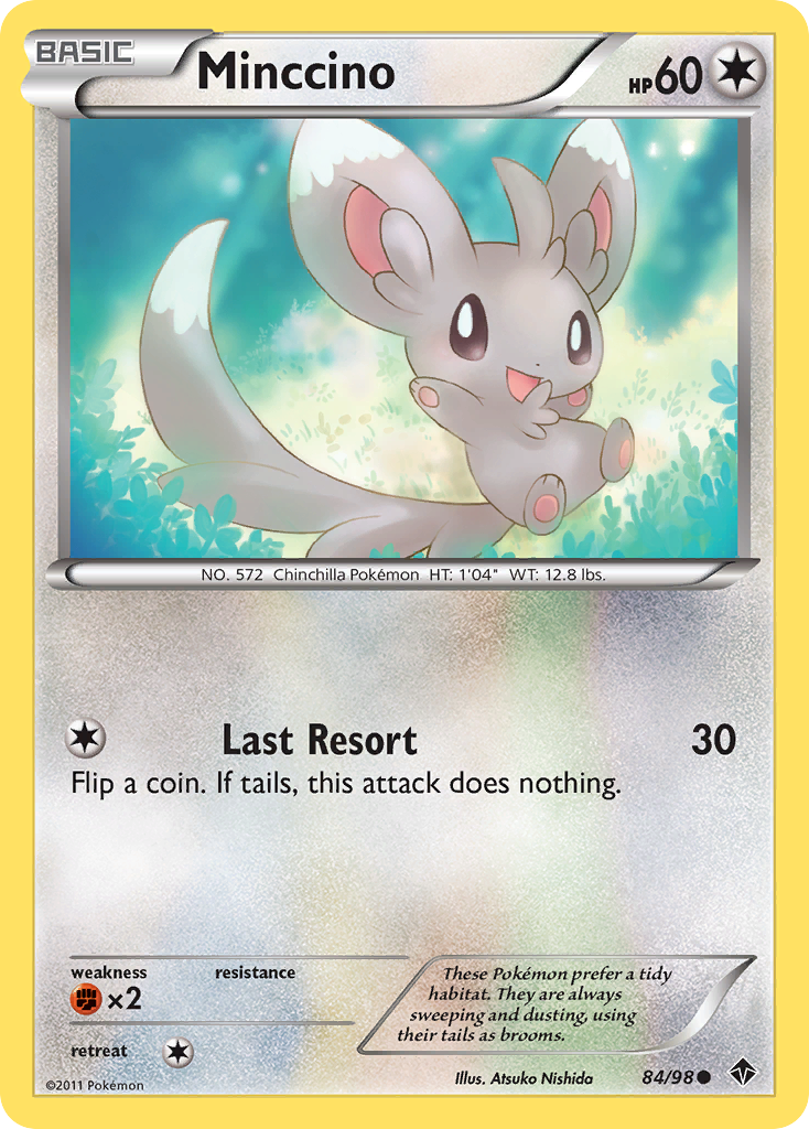 Minccino (84/98) [Black & White: Emerging Powers] | Galaxy Games LLC