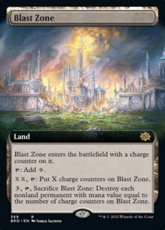 Blast Zone (Extended Art) [The Brothers' War] | Galaxy Games LLC