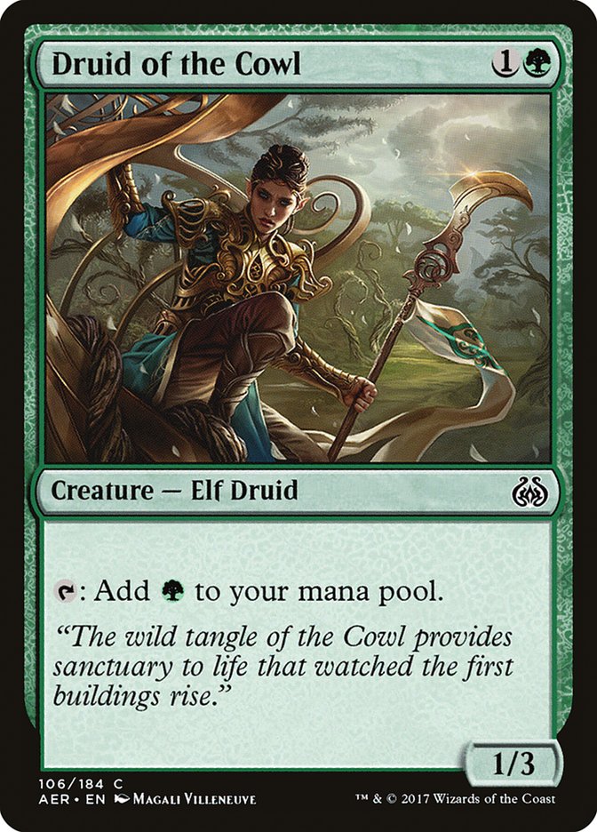 Druid of the Cowl [Aether Revolt] | Galaxy Games LLC