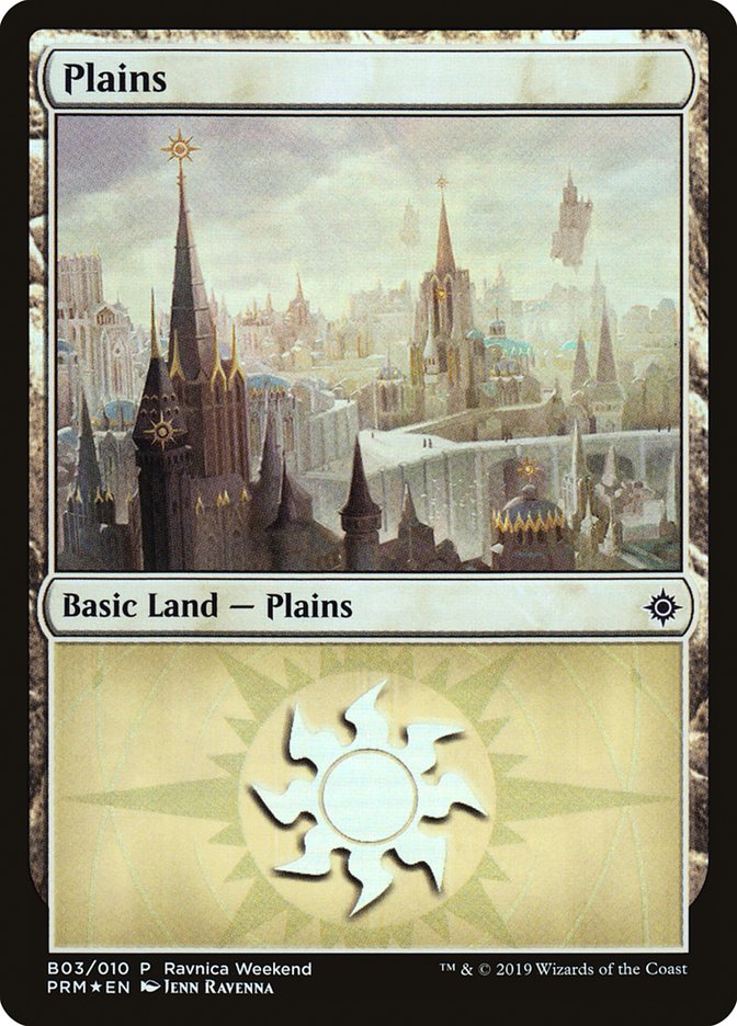 Plains (B03) [Ravnica Allegiance Guild Kit] | Galaxy Games LLC