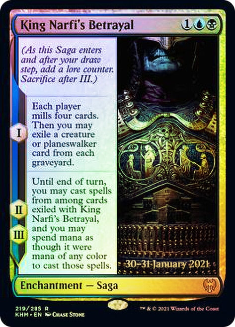 King Narfi's Betrayal [Kaldheim Prerelease Promos] | Galaxy Games LLC