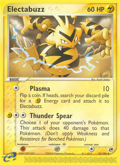 Electabuzz (35/100) [EX: Sandstorm] | Galaxy Games LLC