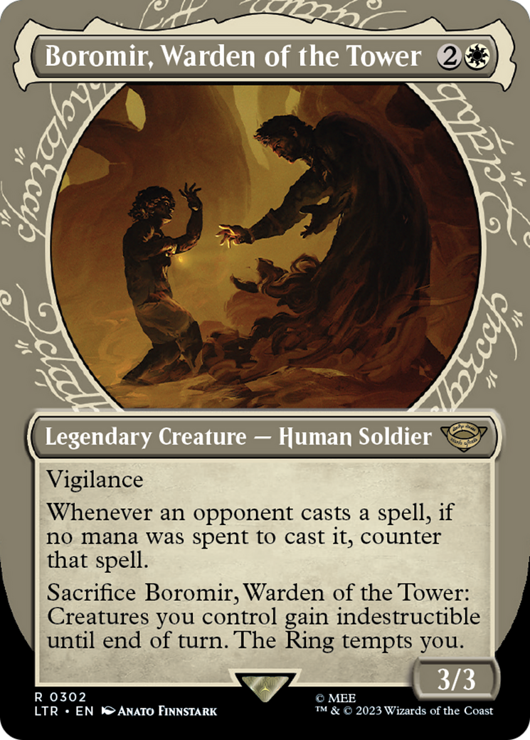 Boromir, Warden of the Tower (Showcase Ring Frame) [The Lord of the Rings: Tales of Middle-Earth] | Galaxy Games LLC