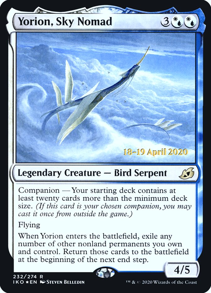 Yorion, Sky Nomad [Ikoria: Lair of Behemoths Prerelease Promos] | Galaxy Games LLC