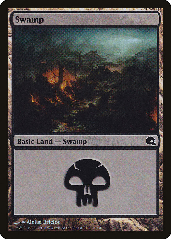 Swamp (27) [Premium Deck Series: Graveborn] | Galaxy Games LLC
