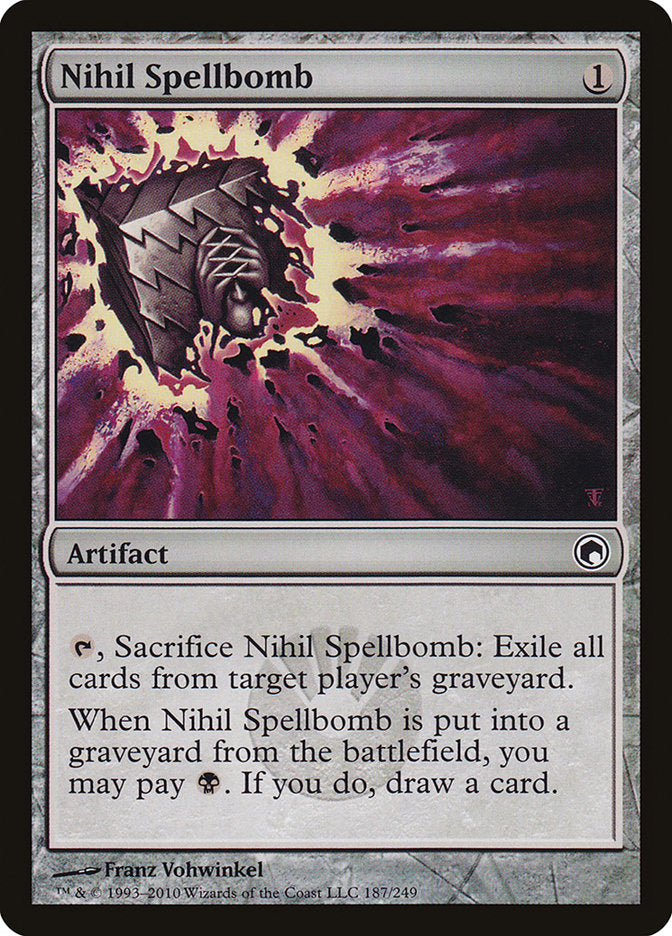 Nihil Spellbomb [Scars of Mirrodin] | Galaxy Games LLC