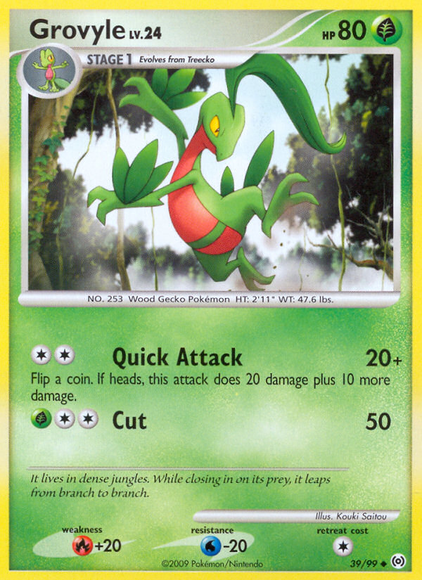 Grovyle (39/99) [Platinum: Arceus] | Galaxy Games LLC