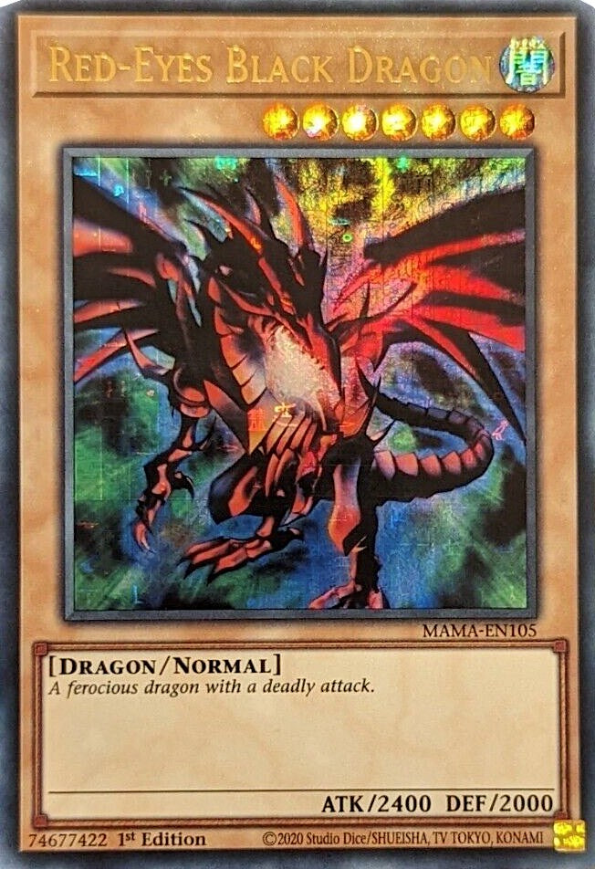 Red-Eyes Black Dragon [MAMA-EN105] Ultra Pharaoh's Rare | Galaxy Games LLC