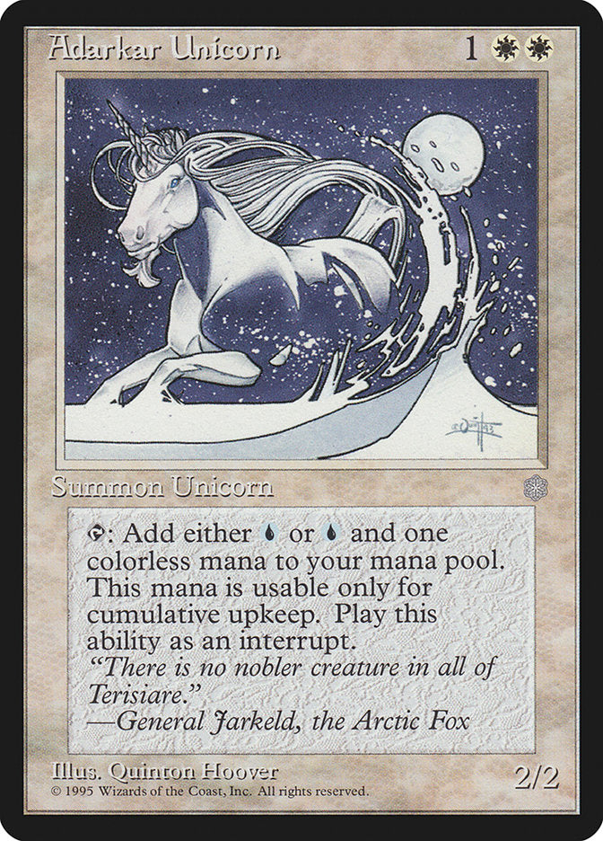 Adarkar Unicorn [Ice Age] | Galaxy Games LLC