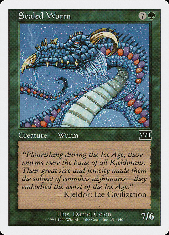 Scaled Wurm [Classic Sixth Edition] | Galaxy Games LLC