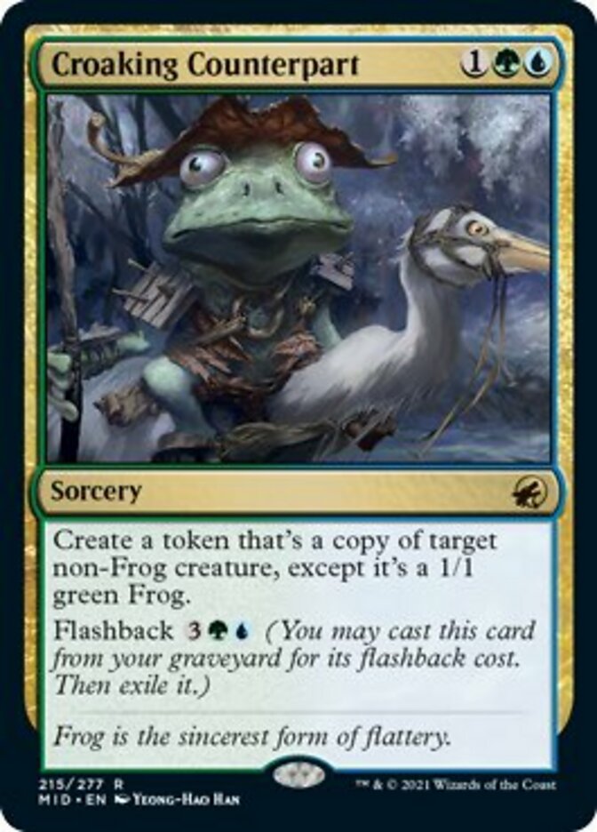 Croaking Counterpart [Innistrad: Midnight Hunt] | Galaxy Games LLC