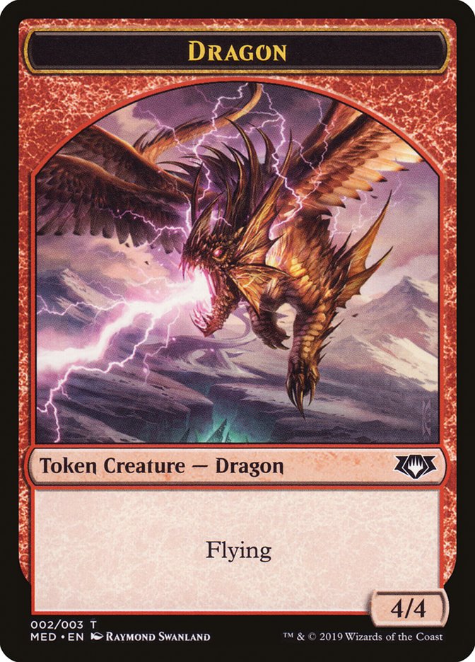 Dragon Token [Mythic Edition Tokens] | Galaxy Games LLC