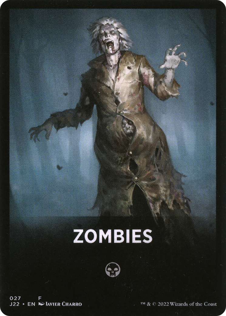 Zombies Theme Card [Jumpstart 2022 Front Cards] | Galaxy Games LLC