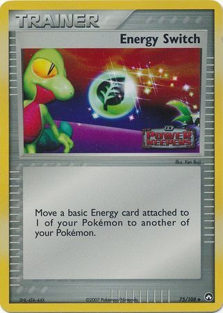 Energy Switch (75/108) (Stamped) [EX: Power Keepers] | Galaxy Games LLC