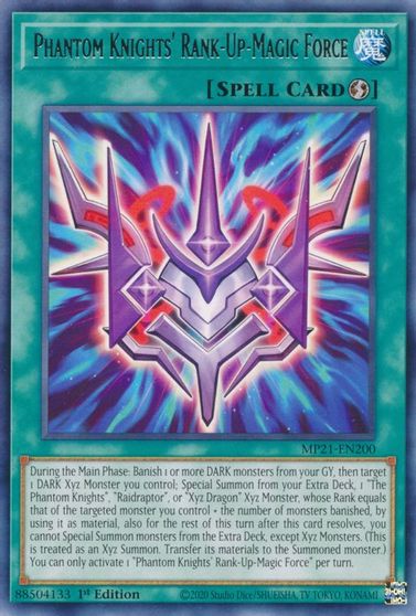 Phantom Knights' Rank-Up-Magic Force [MP21-EN200] Rare | Galaxy Games LLC