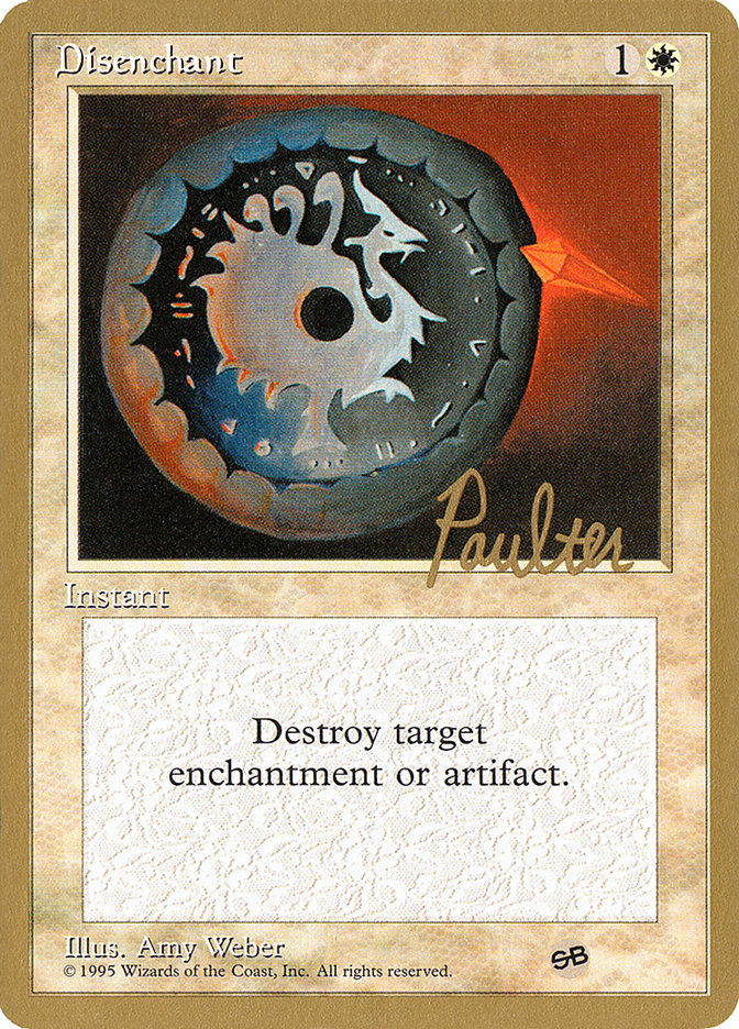 Disenchant (Preston Poulter) (SB) [Pro Tour Collector Set] | Galaxy Games LLC