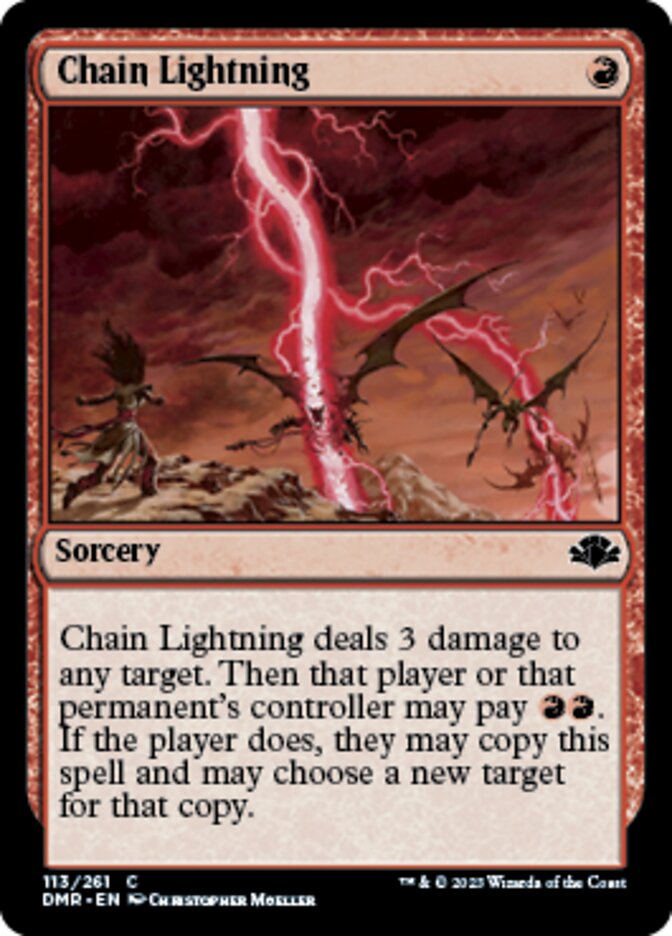 Chain Lightning [Dominaria Remastered] | Galaxy Games LLC