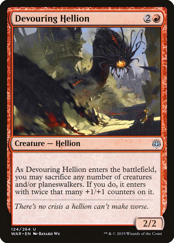 Devouring Hellion [War of the Spark] | Galaxy Games LLC