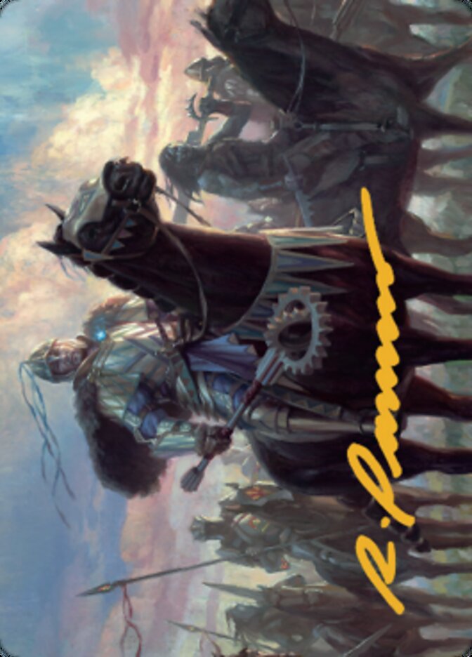 Shanid, Sleepers' Scourge Art Card (Gold-Stamped Signature) [Dominaria United Art Series] | Galaxy Games LLC