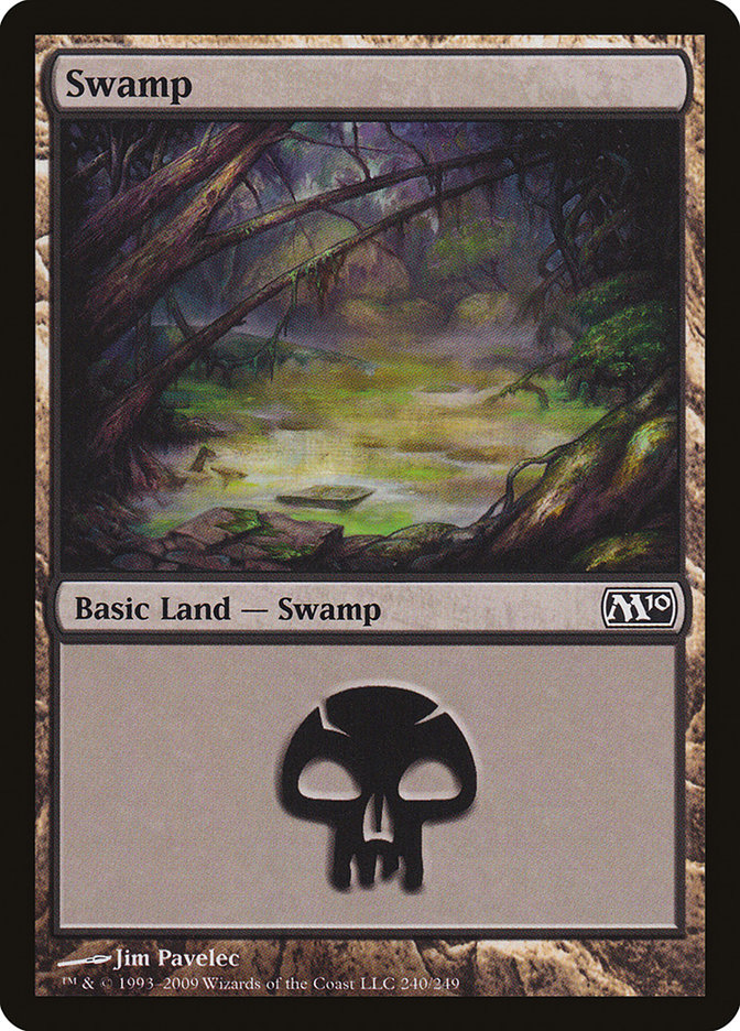 Swamp (240) [Magic 2010] | Galaxy Games LLC