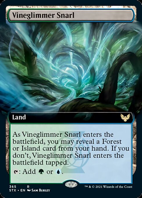 Vineglimmer Snarl (Extended Art) [Strixhaven: School of Mages] | Galaxy Games LLC