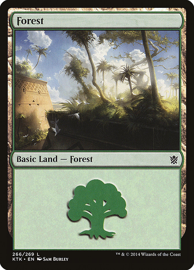 Forest (266) [Khans of Tarkir] | Galaxy Games LLC