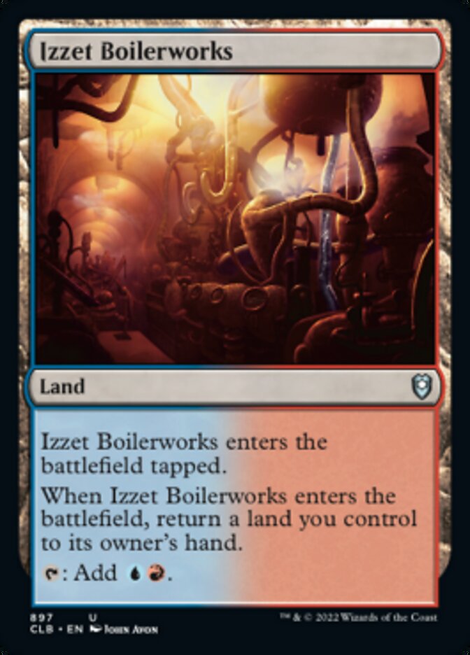 Izzet Boilerworks [Commander Legends: Battle for Baldur's Gate] | Galaxy Games LLC