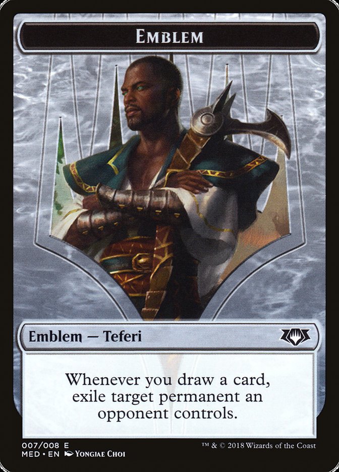 Teferi, Hero of Dominaria Emblem [Mythic Edition Tokens] | Galaxy Games LLC