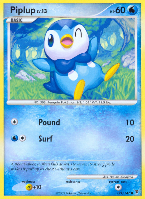 Piplup (121/147) [Platinum: Supreme Victors] | Galaxy Games LLC