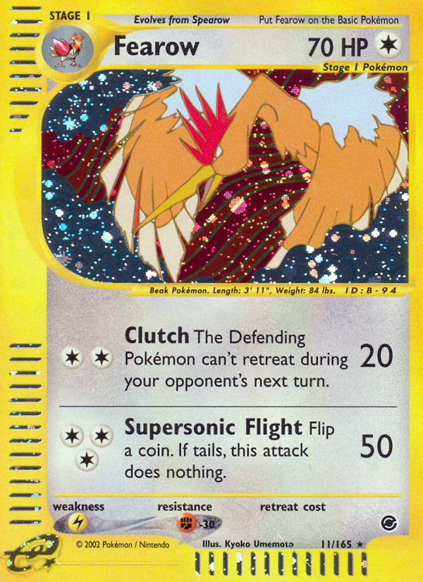 Fearow (11/165) [Expedition: Base Set] | Galaxy Games LLC